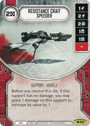 Resistance Crait Speeder