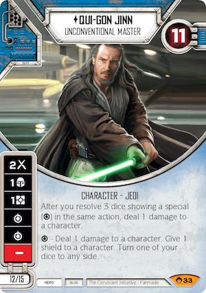 Qui-Gon Jinn (G) Card - Star Wars Trading Card Game